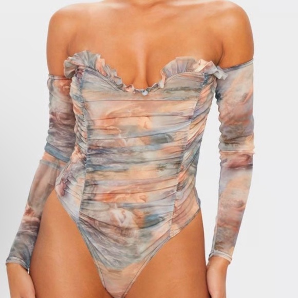 PrettyLittleThing Mesh body suit - Picture 1 of 7